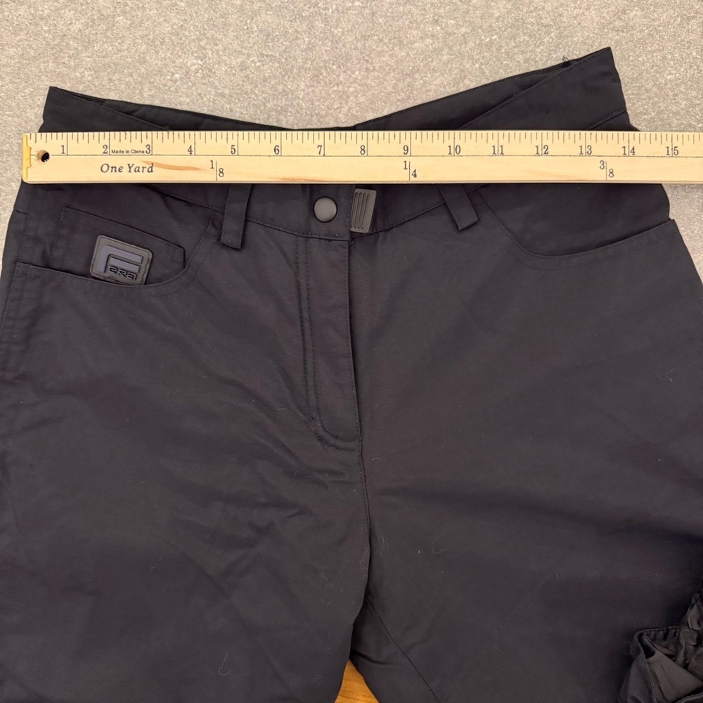 FERA Black Insulated Ski Snow Pants Ladies Size 6R - Picture 12 of 14